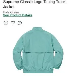 ジャケット・アウター supreme Classic Logo Taping Track Jacket Supreme Classic Logo Taping Track Jacket (SS18) - $158